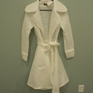 White Floral Lace Jacket